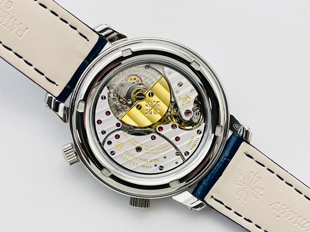 【Top Replica】💰5300! [PFF Factory2021 new masterpiece] V8 upgraded version, the highest version on the market, functions the same as the original Patek Philippe Starry Sky upgraded ultimate version! Upgrade details: 1⃣️PP Baida has achieved the function of automatically transferring with the genuine Gypsophila! 2⃣️The arrangement of the upgraded calendar is in the same order as the original one! 3⃣️Diameter 42mm, thickness 11mm! 4⃣️The biggest highlight: The moon in the Patek Philippe starry sky will change according to the change of the moon in the sky! Move it to the watch according to the full moon and waning moon in the sky (the first month of the lunar month is full and the fifteenth day of the lunar month is full)! PFF Factory's ingenious work is worth owning! Welcome friends from all walks of life to taste it!